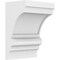 Ekena Millwork Standard Diane Architectural Grade PVC Corbel, 7"W x 5"D x 10"H CORP07X05X10DIA - alternate 1